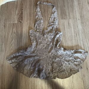 Victoria's Secret Lace Bodysuit in Cream